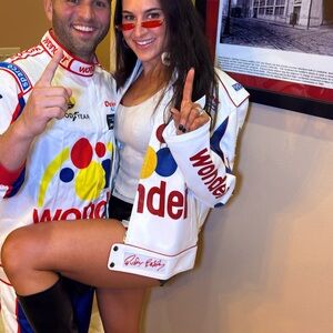 Talladega Nights Wonder Bread Leather Jacket (size: small)